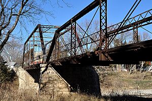 Bois d'Arc, Kansas Post Office and Bridge