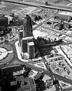 Buffalo City Hall - aerial view taken in 1971