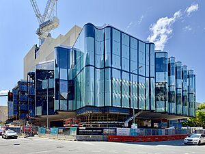 Construction of QPAC’s Fifth Theatre, September 2024, 01