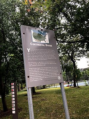 Continental Divide Marker at Scoville Park