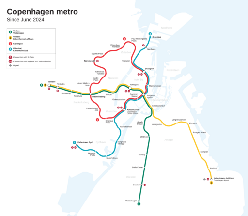 Copenhagen Metro 2024