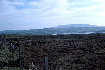Cuilcagh Mountain with Lough Macnean Upper in foreground - geograph.org.uk - 65057.jpg