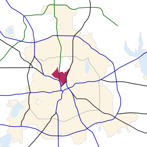 Location in Dallas      Official     Unofficial