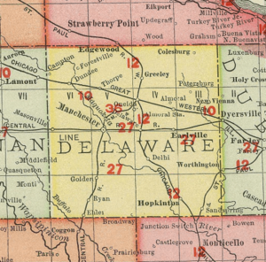 Delaware County Iowa 1903