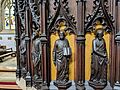 Detail of the lectern in St James Church, Louth