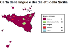 Dialetti parlati in Sicilia
