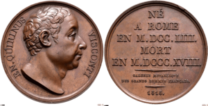 Ennio Quirino Visconti Medaile 1818