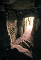 Entrance passage with cup marks, Loughcrew cairn T