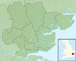 Location of reservoir in Essex, England