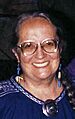 Felicitas Goodman and student, ca. 1988 (cropped)