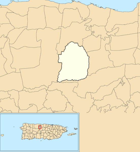 Image Florida, Puerto Rico locator map