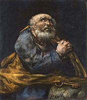 Francisco José de Goya - The Repentant St. Peter - Google Art Project