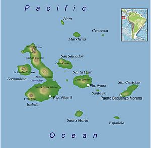 Galapagos+map