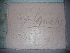 George Kennedy (handprints in cement)