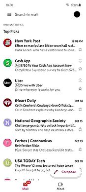 Gmail Screenshot (Android)