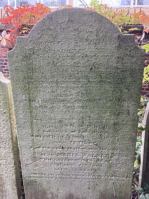 Grave of George Walker in Highgate Cemetery