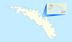 Location of Grytviken and King Edward Point