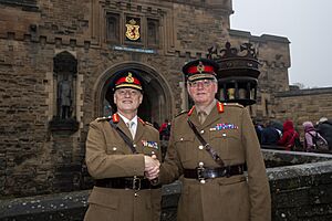 Handover of the Governor of Edinburgh Castle, 2019