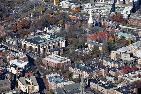 Harvard Yard aerial