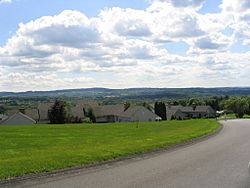 A neighborhood in the hills of the town of Manlius outside the village of Manlius