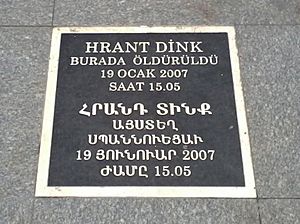 Hrant Dink Plaket