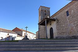 Church of San Bartolomé, in Martín Miguel (Segovia, Spain).