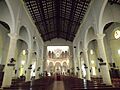 Interior de la Basílica Menor Nuestra Señora del Pilar (Pilar -Ñeembucú, Paraguay-).
