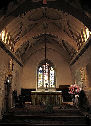 Interior of Church at Tintagel - geograph.org.uk - 217082