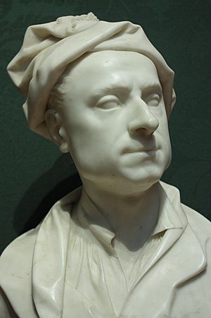 Isaac Ware by Roubiliac, 1741, National Portrait Gallery, London