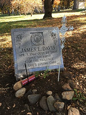 James E. Davis - Evergreens Cemetery