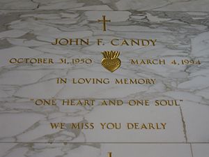 John Candy's grave