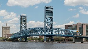 John T. Alsop Jr. Bridge, Jacksonville FL, Southwest view 20160706 1.jpg