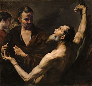 Jusepe de Ribera, The Martyrdom of Saint Bartholomew, 1634