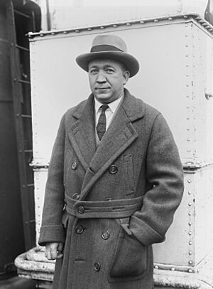 Knute Rockne on ship's deck.jpg