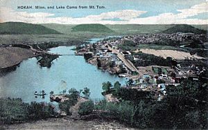Lake Como in Hokah MN from 1909 postcard