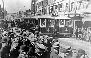 Launceston trams in 1911