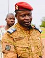 Le lieutenant-colonel Paul Henri Sandaogo Damiba, Ouagadougou le 27 janvier 2022 (cropped)