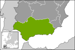 Localización de Andalucía