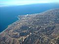 Malibu, California aerial view in July 2021