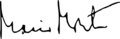 Mario Monti signature