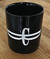 Merchandising Coffee mug from band Dead Can Dance with 'DCD' logo - black