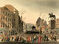 Microcosm of London Plate 062 - Pillory, Charing Cross edited