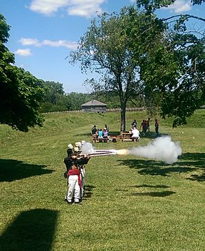Musket Demonstration, Fort Meigs, Perrysburg, Ohio