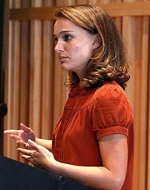 Natalie Portman at Columbia University