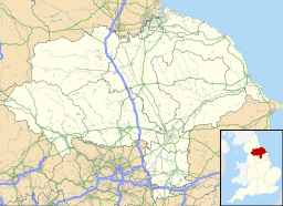 Map showing the location of Tan Hill