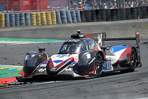 Oreca 07 - Nyck de Vries, Mathais Beche & Tijmen van der Helm at Ford Chicane at the 2022 Le Mans (54273403344)