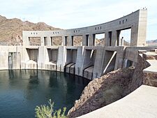 Parker-Parker Dam as viewed from Arizona