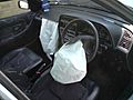 Peugeot 306 airbags deployed