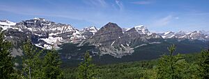 Pharaoh Peaks from Healy Pass