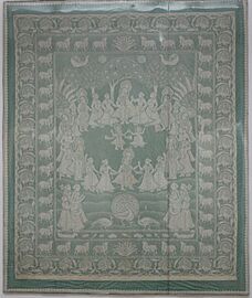 Pichwai painting, made in net, National Museum, New Delhi